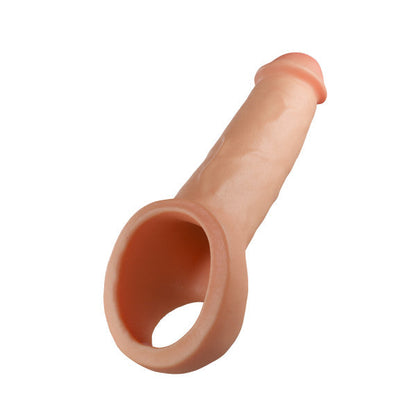 Thrive 2.5 Inch Veiny Silicone Penis Extender with Ball Strap