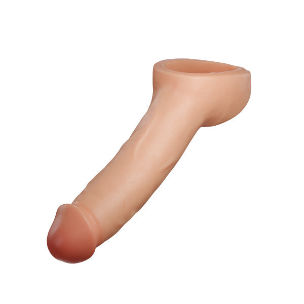 Thrive 2.5 Inch Veiny Silicone Penis Extender with Ball Strap