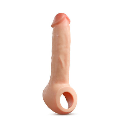 Thrive 2.5 Inch Veiny Silicone Penis Extender with Ball Strap