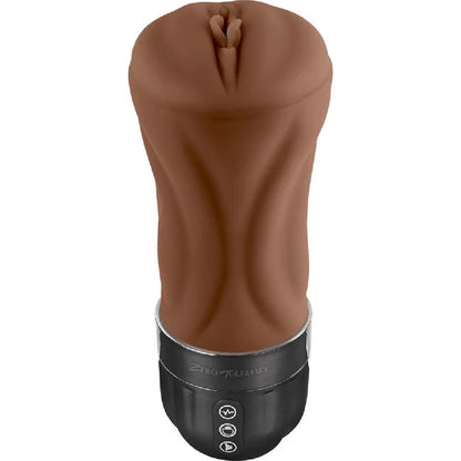 Tight Lipped Vibrating Chocolate Stroker with Suction + Free Movie Download