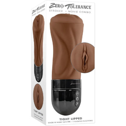 Tight Lipped Vibrating Chocolate Stroker with Suction + Free Movie Download