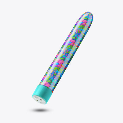 Utopia Powerful Extra Long Mushroom Patterned Rechargeable Vibrator