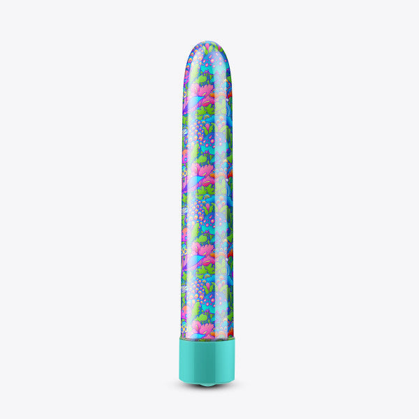 Utopia Powerful Extra Long Mushroom Patterned Rechargeable Vibrator