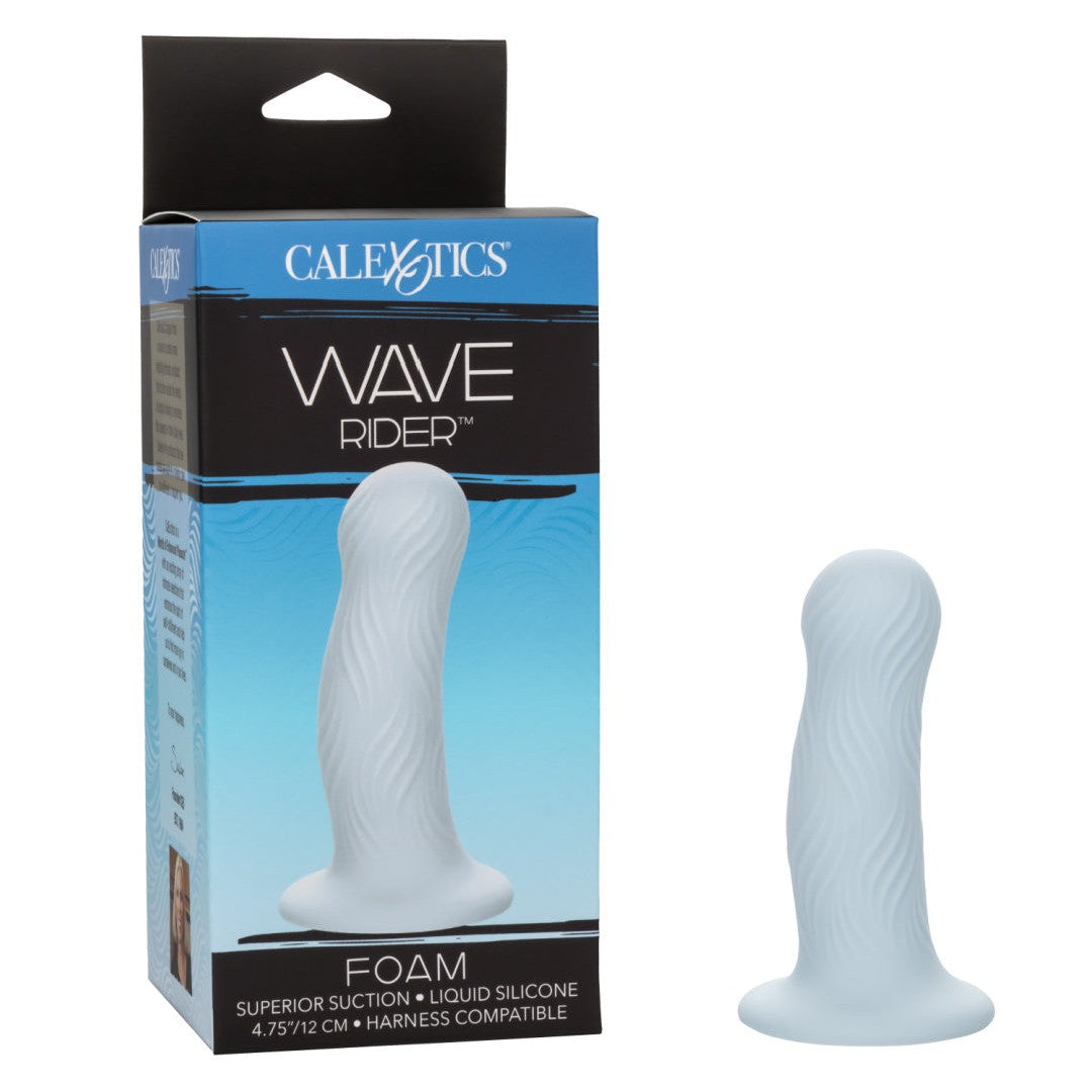 Wave Rider Foam Short, Girthy 4.75 Inch Liquid Silicone Dildo