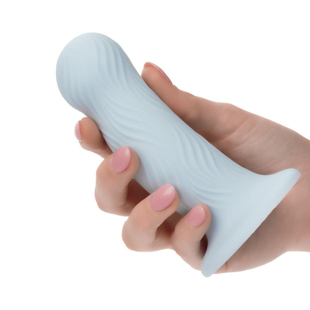 Wave Rider Foam Short, Girthy 4.75 Inch Liquid Silicone Dildo