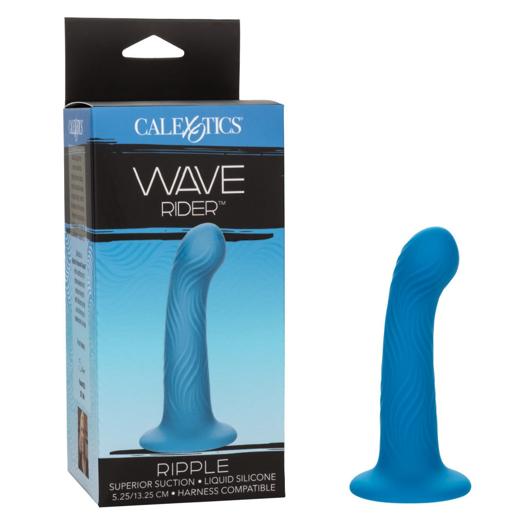 Wave Rider Ripple First Time G-Spot and Prostate Silicone Dildo