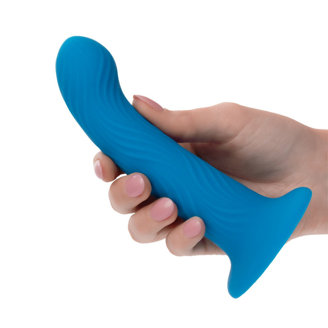 Wave Rider Ripple First Time G-Spot and Prostate Silicone Dildo