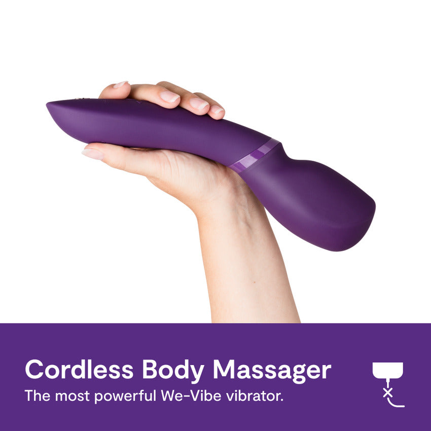 We-Vibe Wand 2 Powerful Cordless Waterproof App Enabled Vibrator