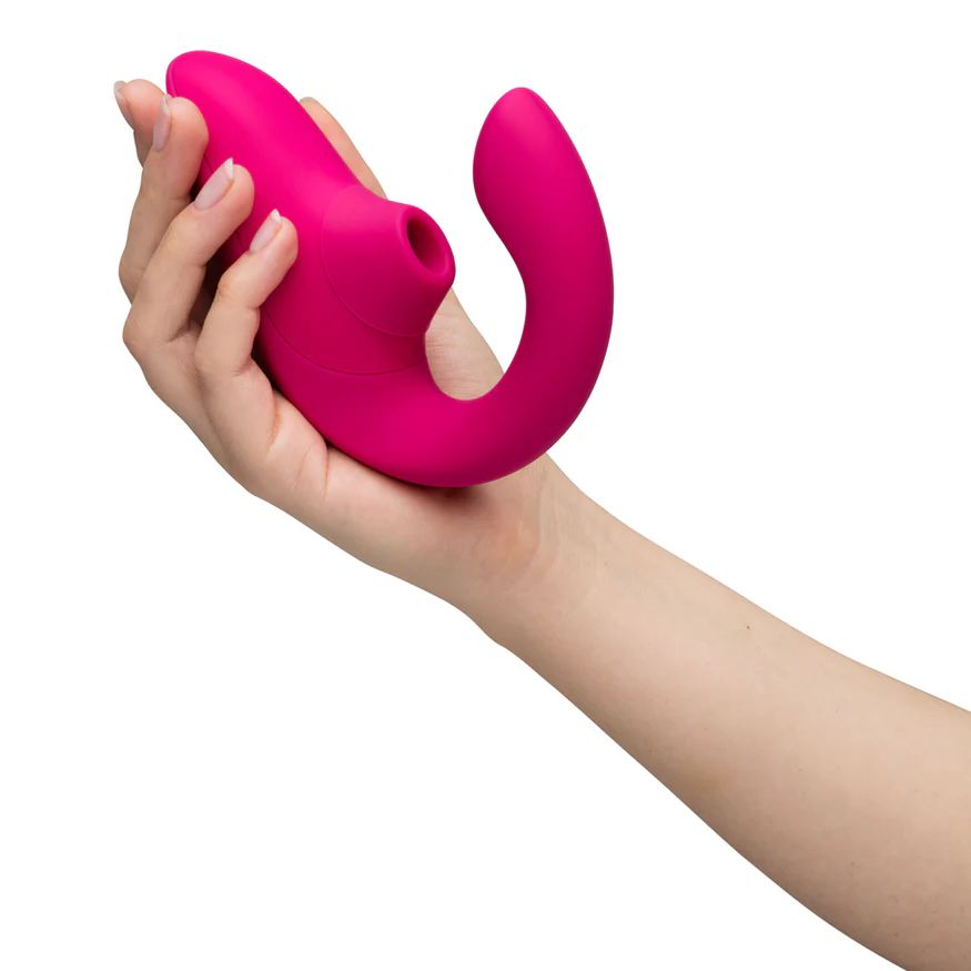 Womanizer Blend  Pleasure Air Clitoral & G-Spot Rabbit -  Pink