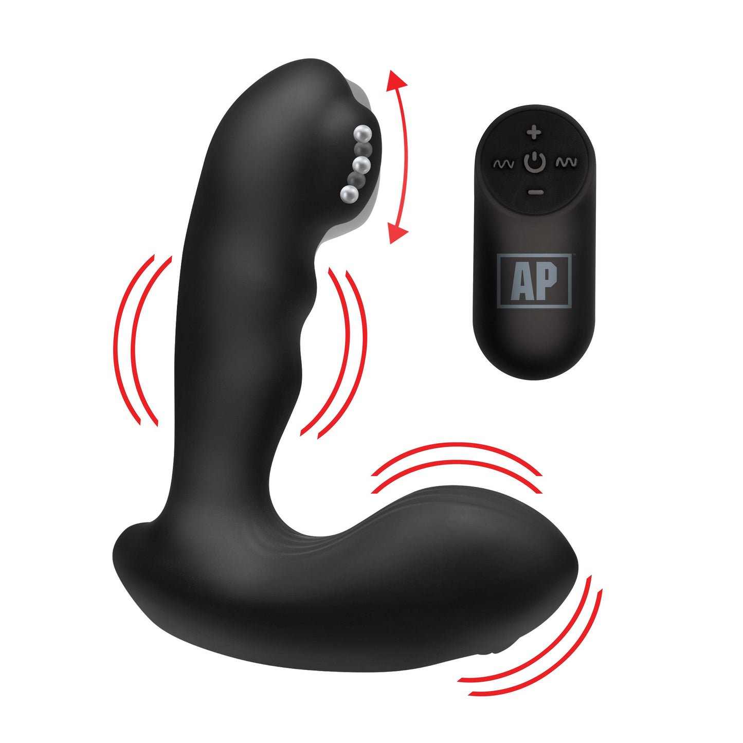 Alpha Pro P-MILKER Silicone Prostate Stimulator with Milking Bead