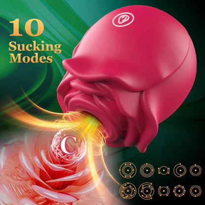 Clit Sucking Rose Vibrator for Women