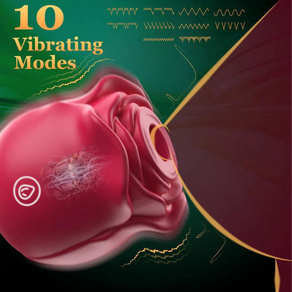 Clit Sucking Rose Vibrator for Women