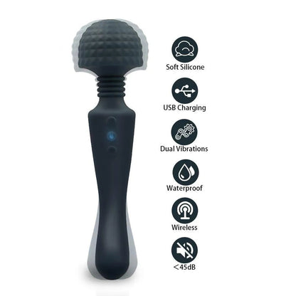 Double Heads Vibrating Wand Massager