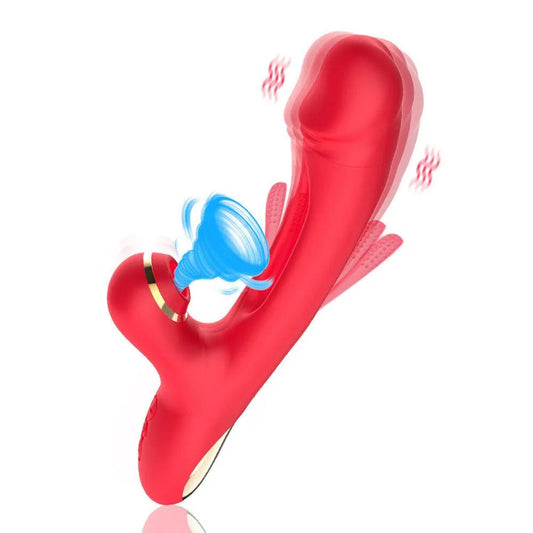 Flapping Sucking Rabbit Vibrator