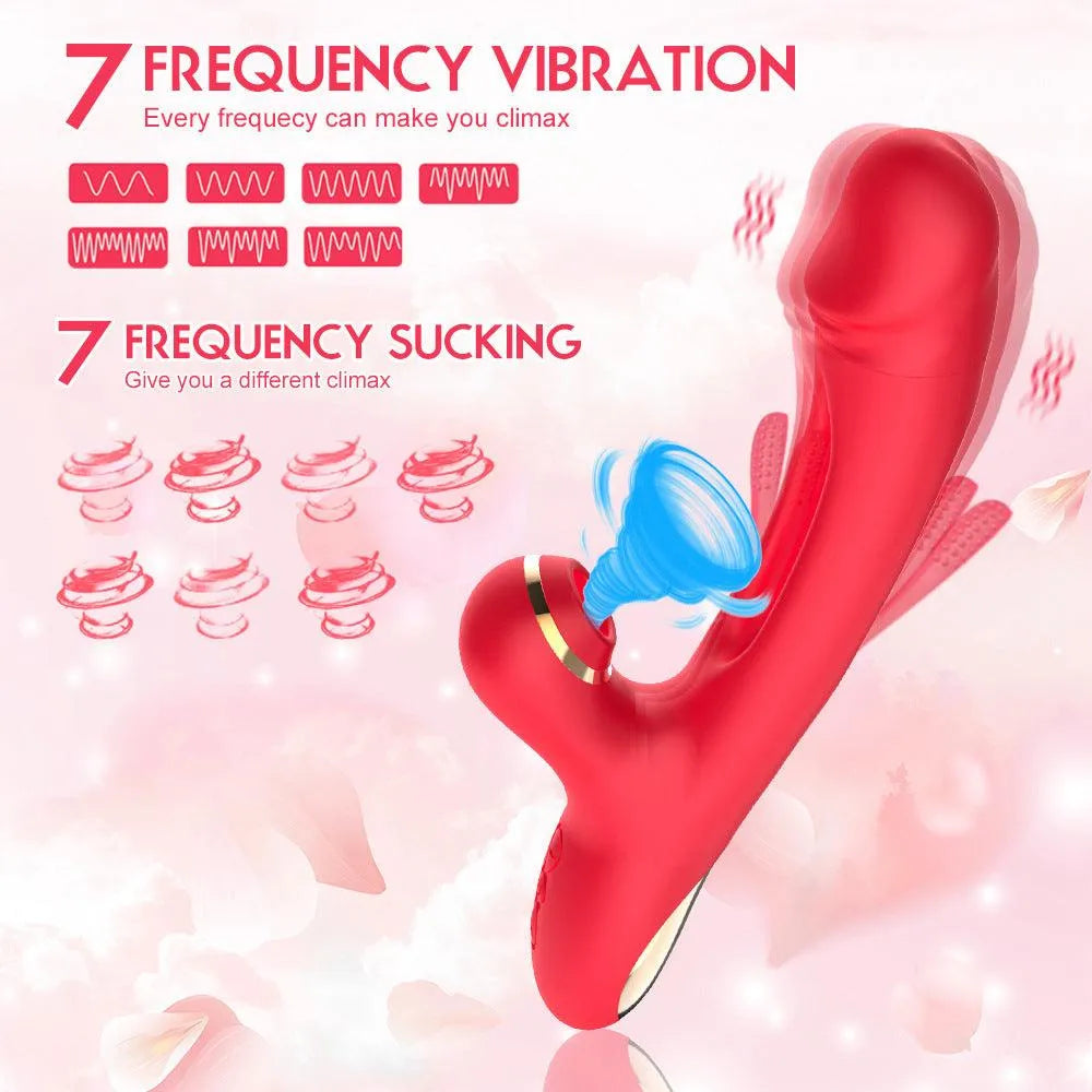 Flapping Sucking Rabbit Vibrator