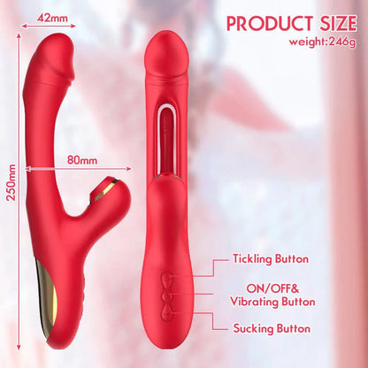 Flapping Sucking Rabbit Vibrator