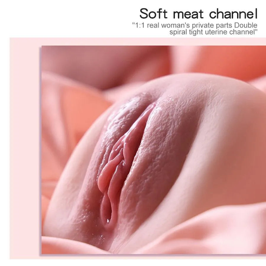 Lifelike Soft Silicone Pocket Vagina