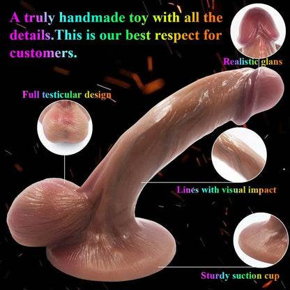 Luxury Realistic Silicone Big Dildo