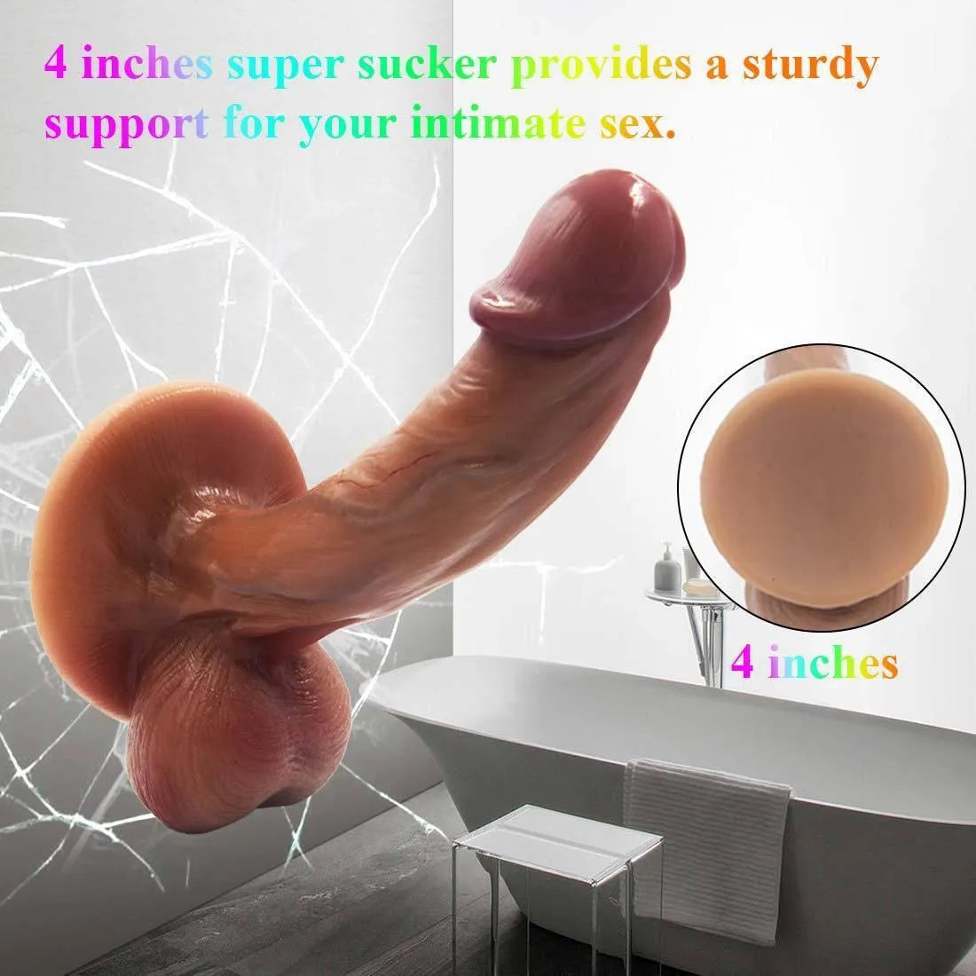 Luxury Realistic Silicone Big Dildo