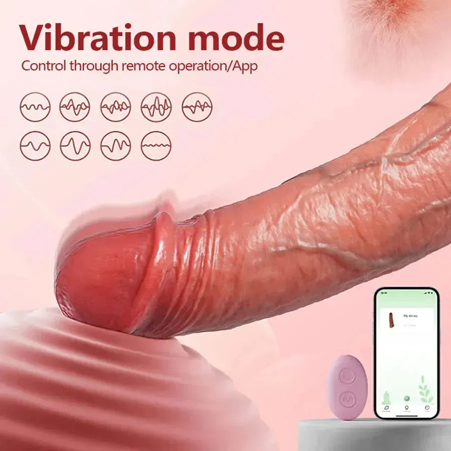 App Controlled Vibrating Cock Sleeve