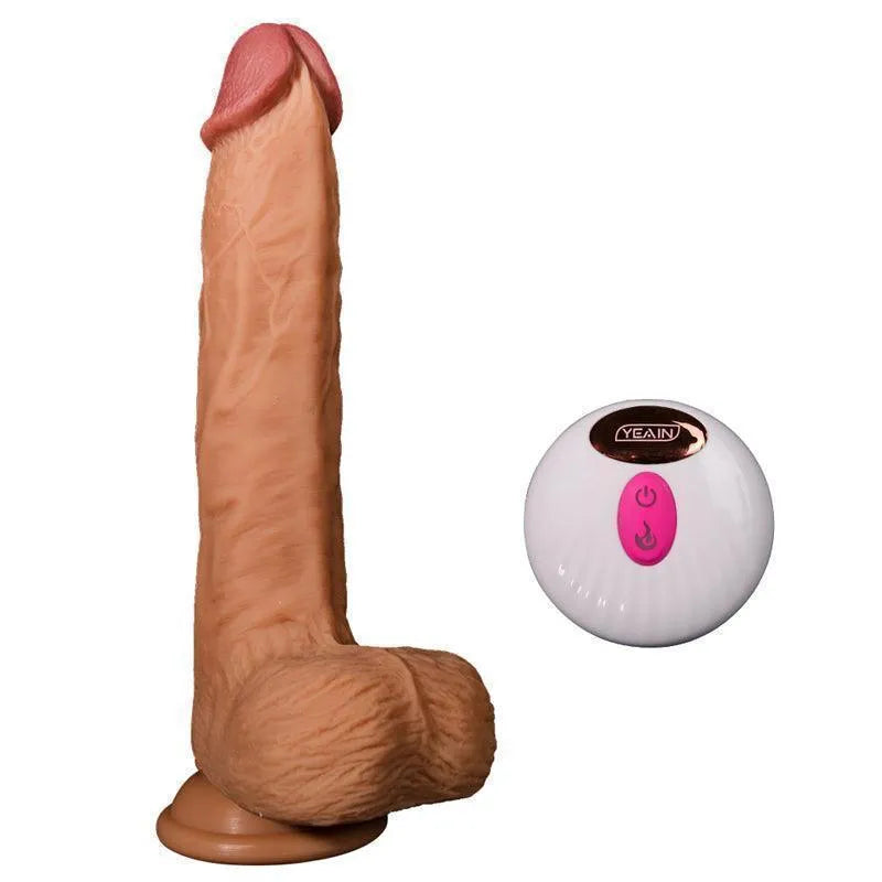 Realistic Thrusting Suction Cup Dildo Vibrator