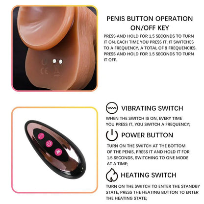 Remote Silicone Thrusting Horse Dildo